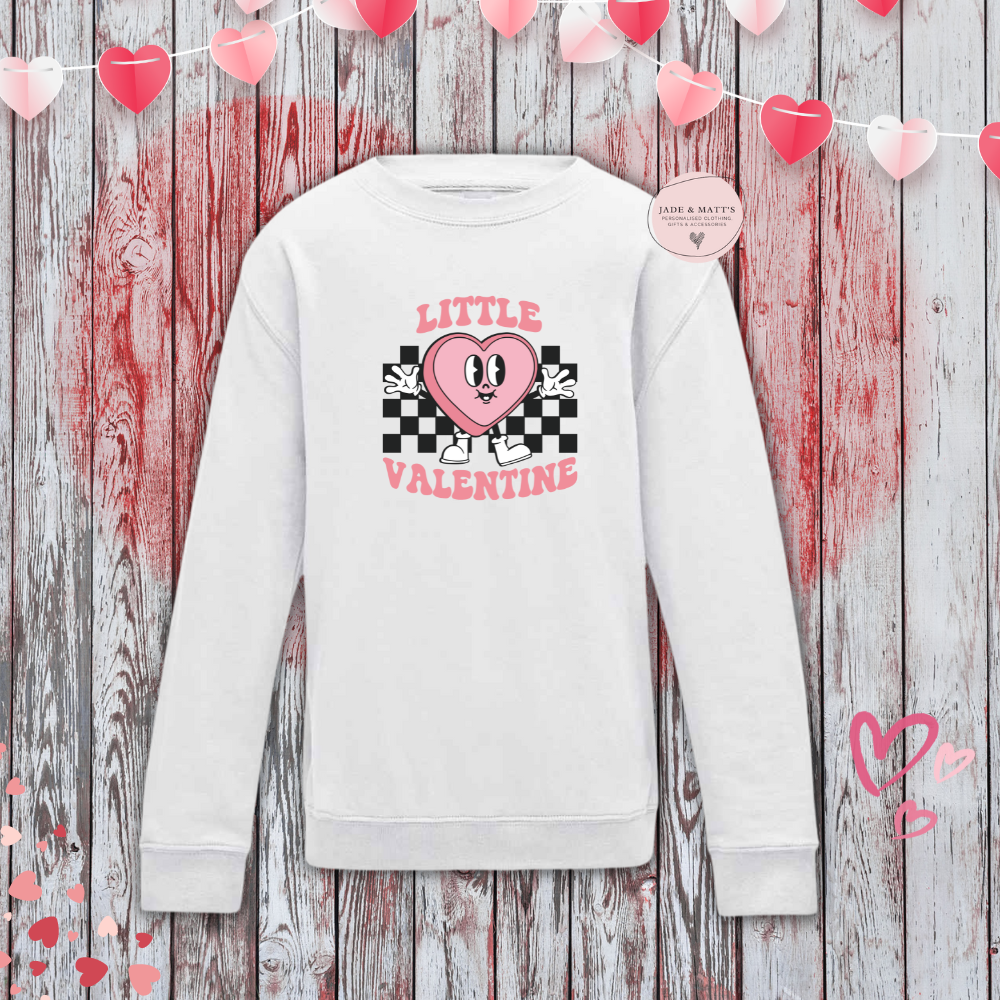 Little Valentine Sweatshirt | White