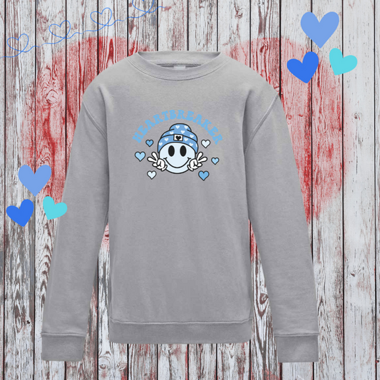 Heartbreaker Grey Sweatshirt | Blue