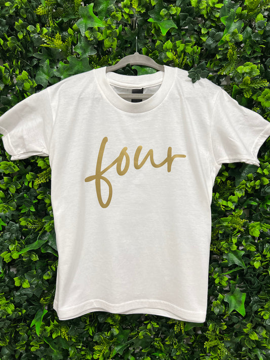 Birthday T-shirt | Script