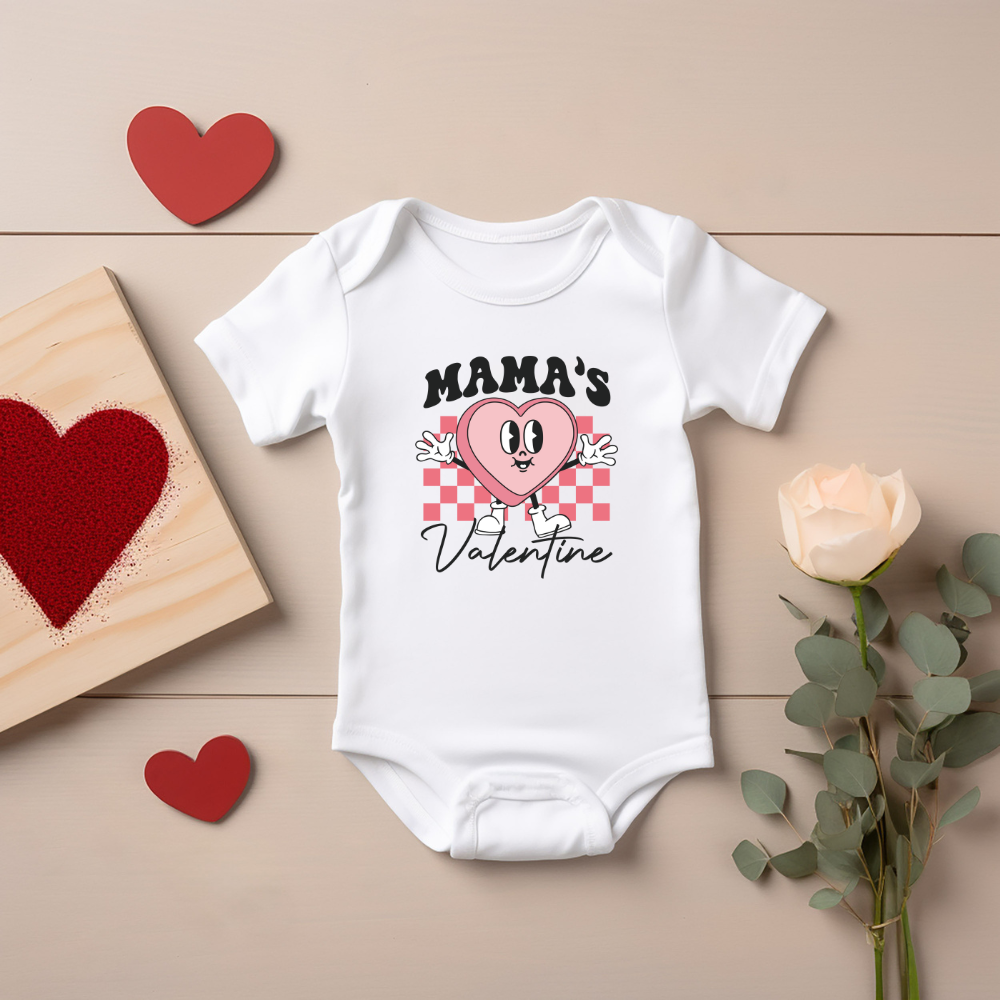 Mama's Valentine babygrow