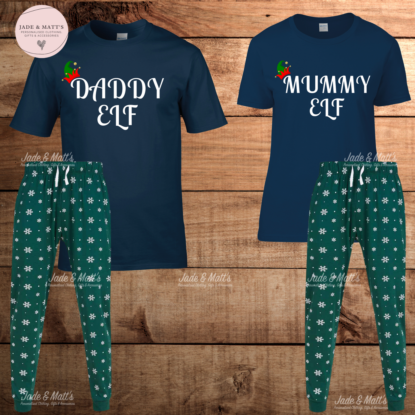 Family Christmas Pyjamas | Personalised Pjs | Matching sets