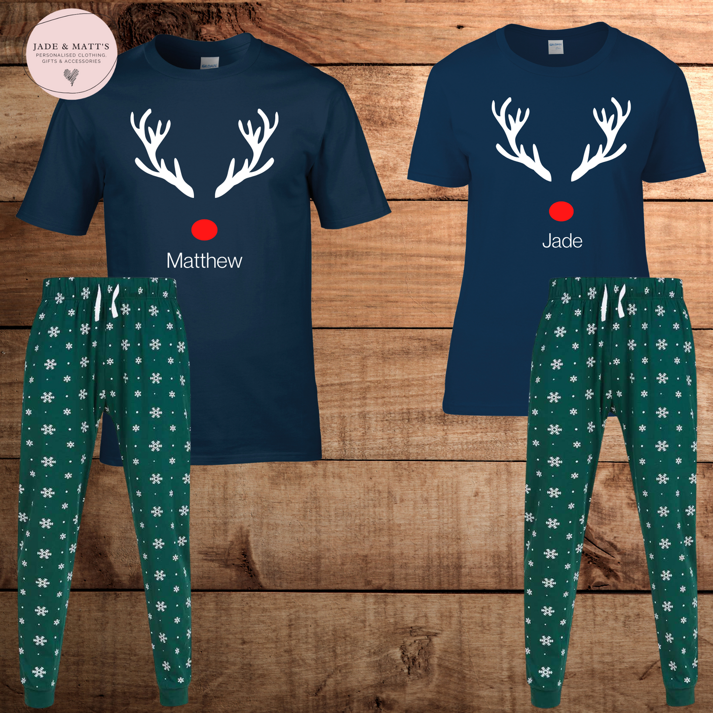 Family Christmas Pyjamas | Personalised Pjs | Matching sets