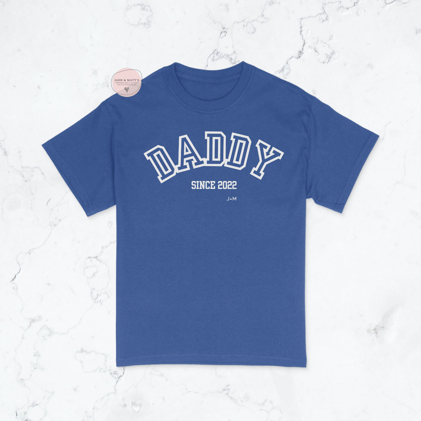 Daddy since | Father's Day t-shirt | Royal Blue