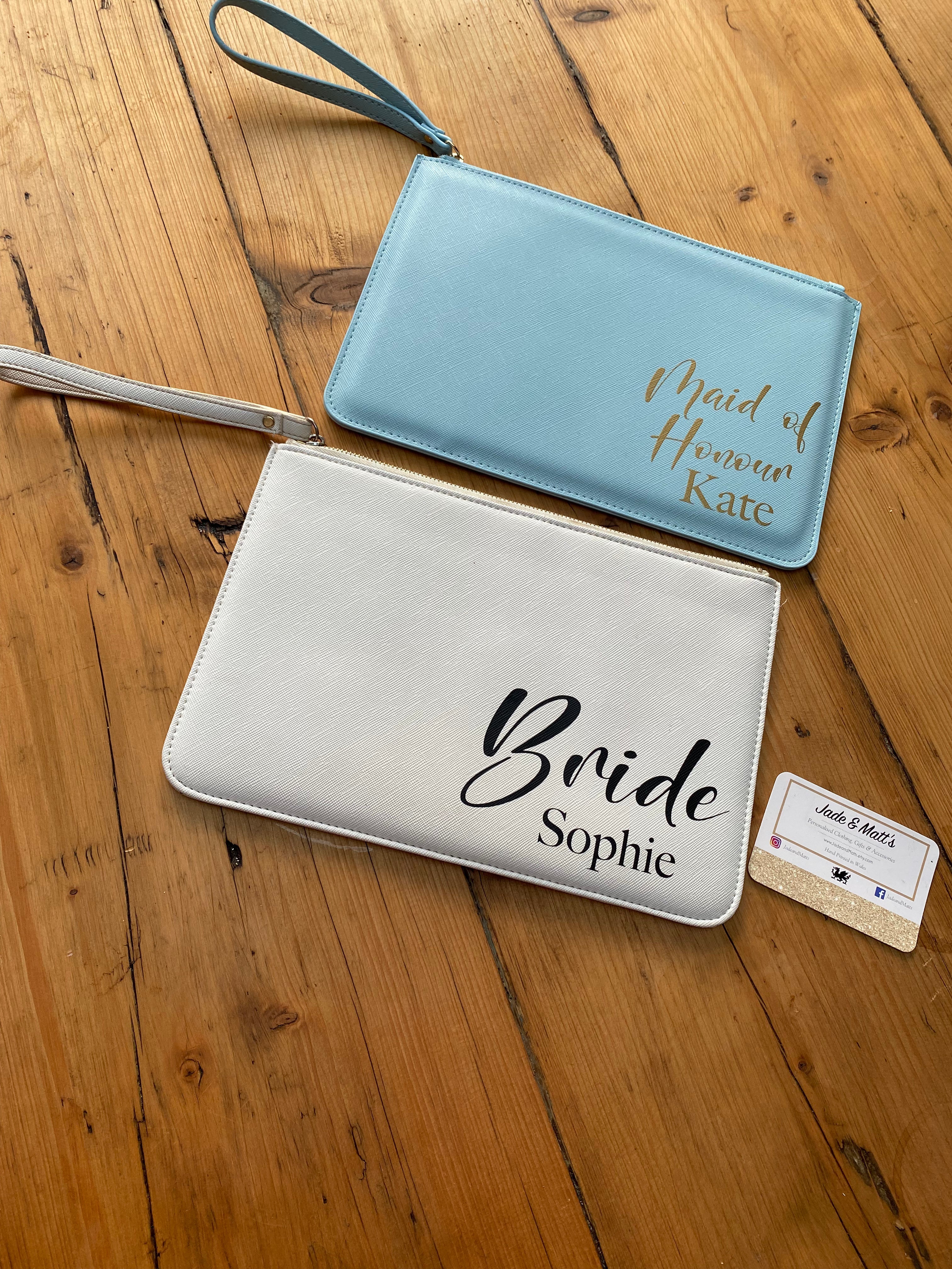 Personalised clutch bag discount uk