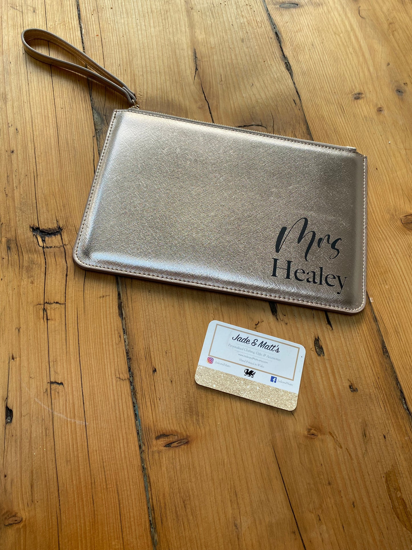 Personalised Clutch Bag