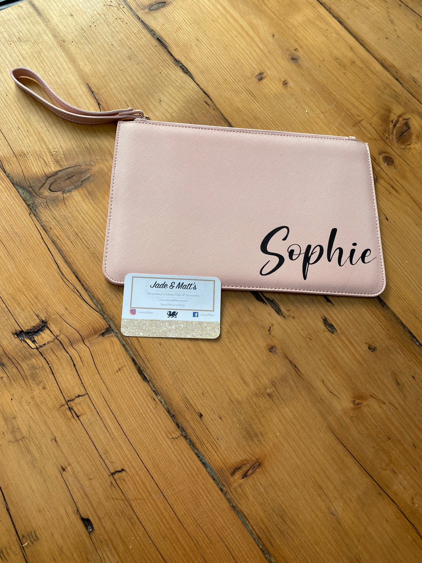 Personalised Clutch Bag