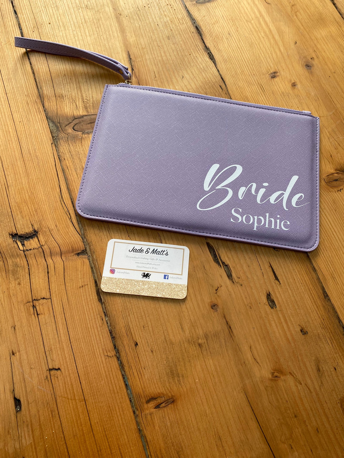 Personalised Clutch Bag