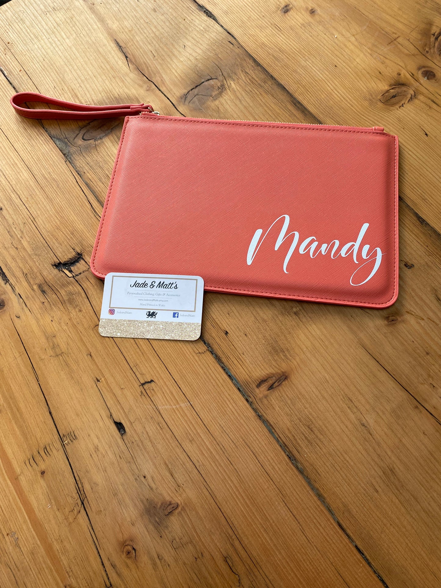 Personalised Clutch Bag