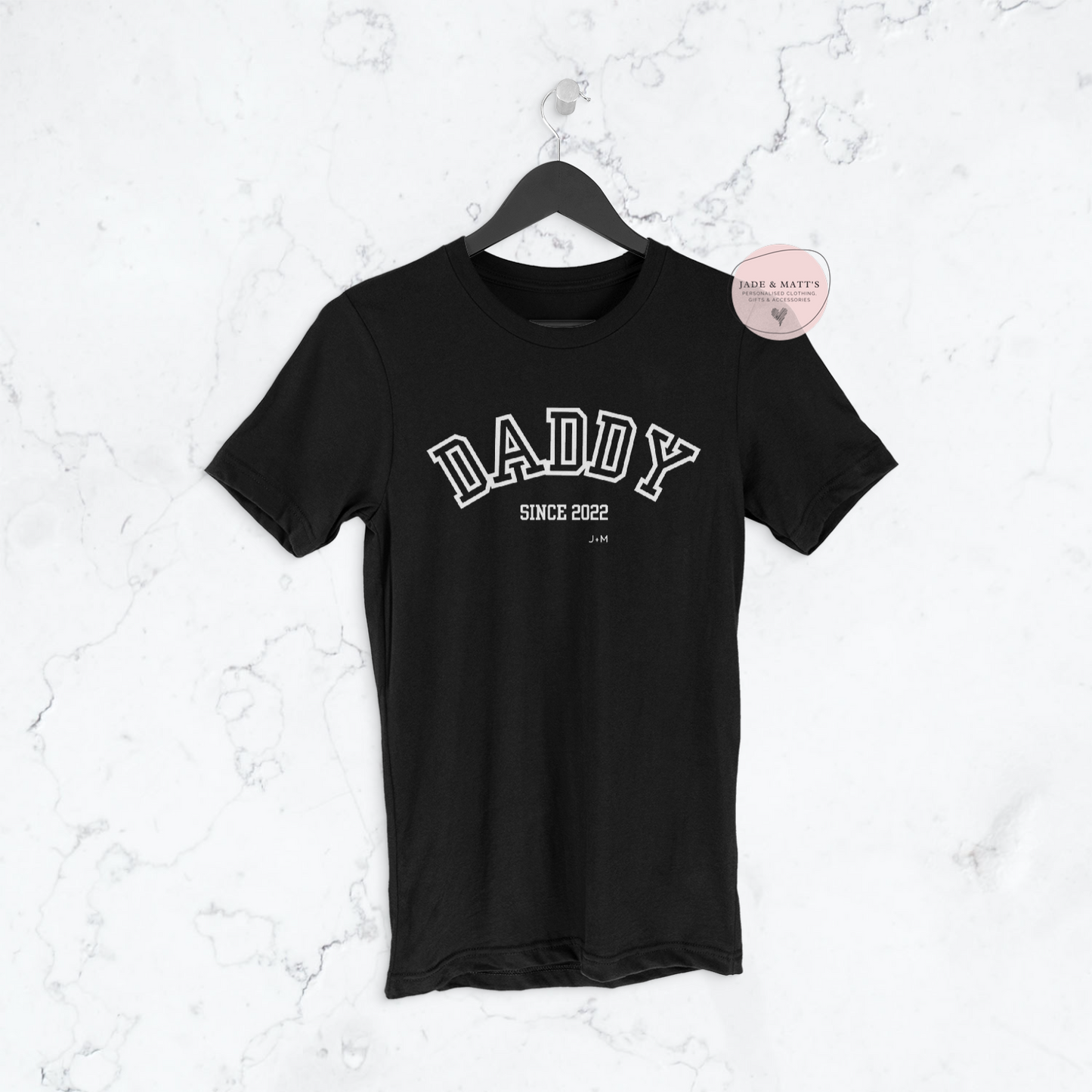 Daddy since | Father's Day t-shirt | black