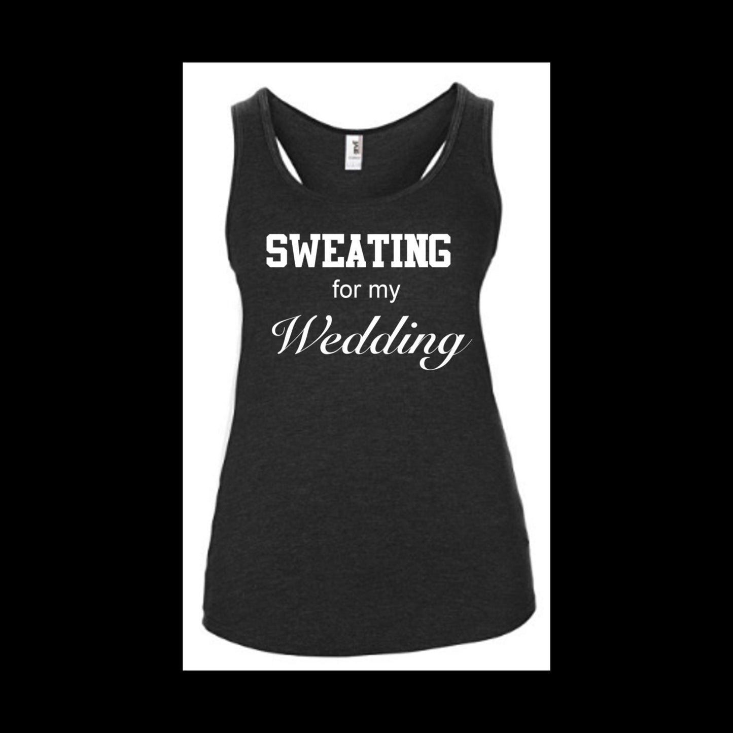 Sweating for my Wedding | Bride fitness Vest Top