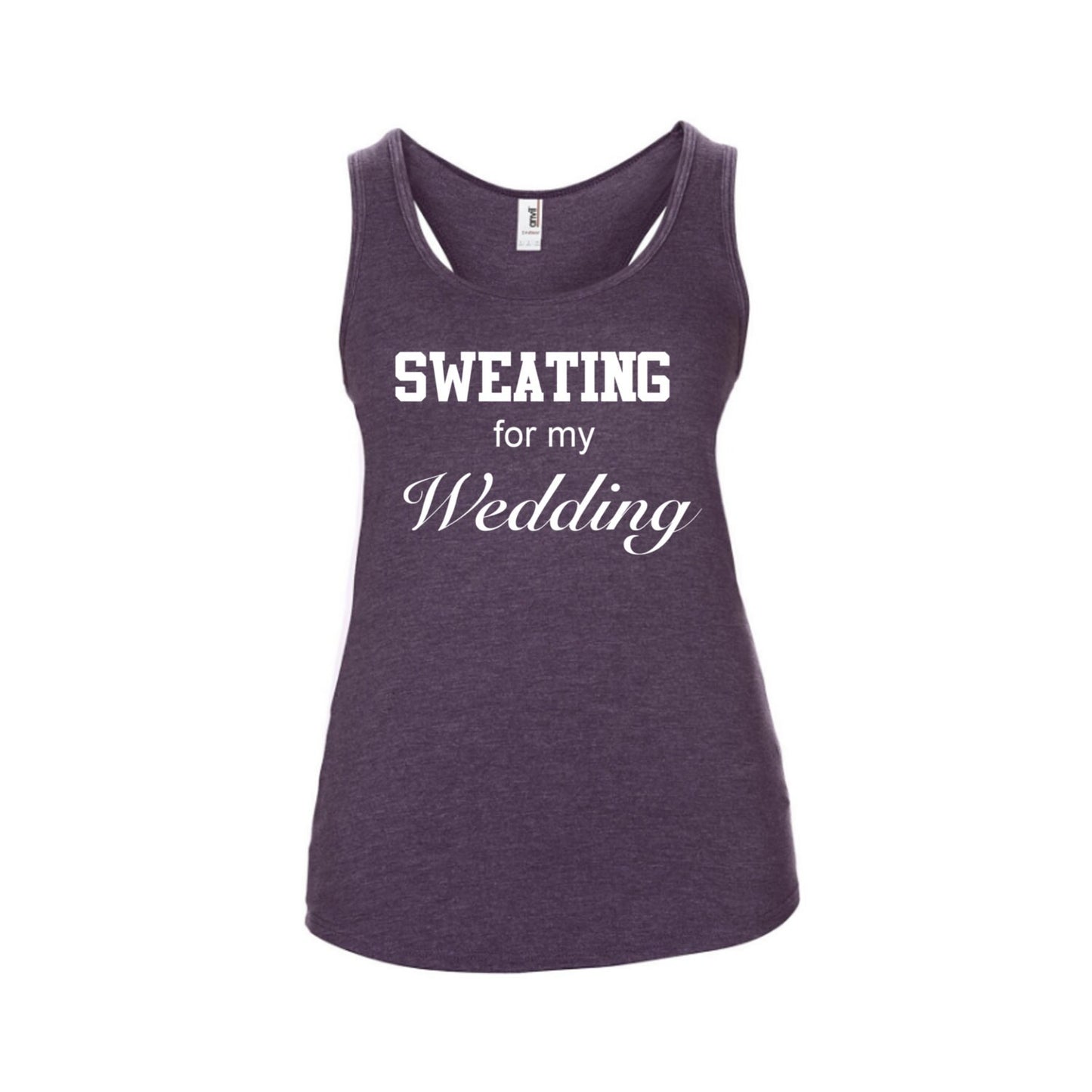 Sweating for my Wedding | Bride fitness Vest Top