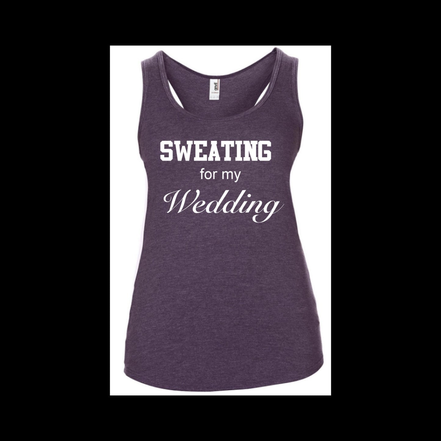 Sweating for my Wedding | Bride fitness Vest Top