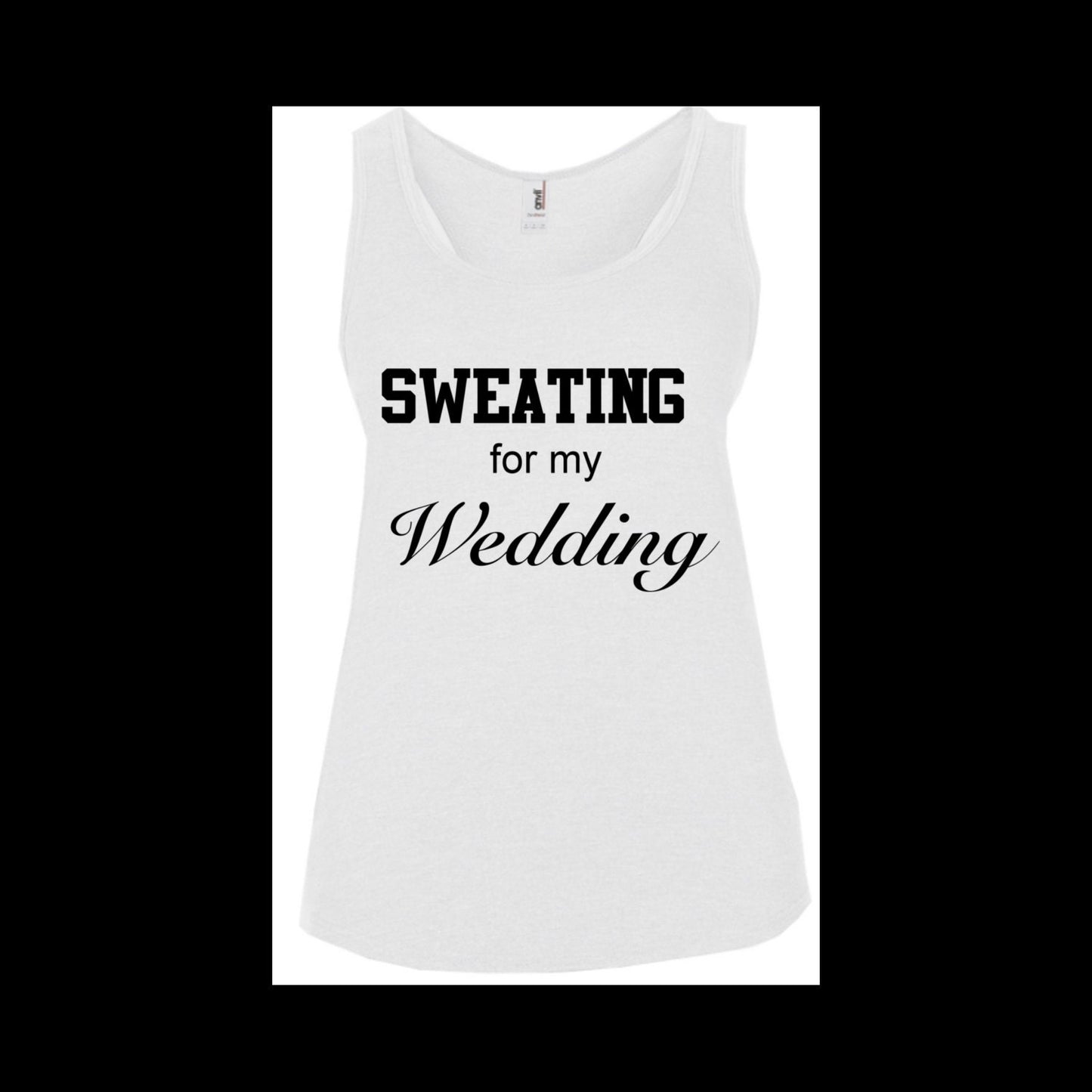 Sweating for my Wedding | Bride fitness Vest Top