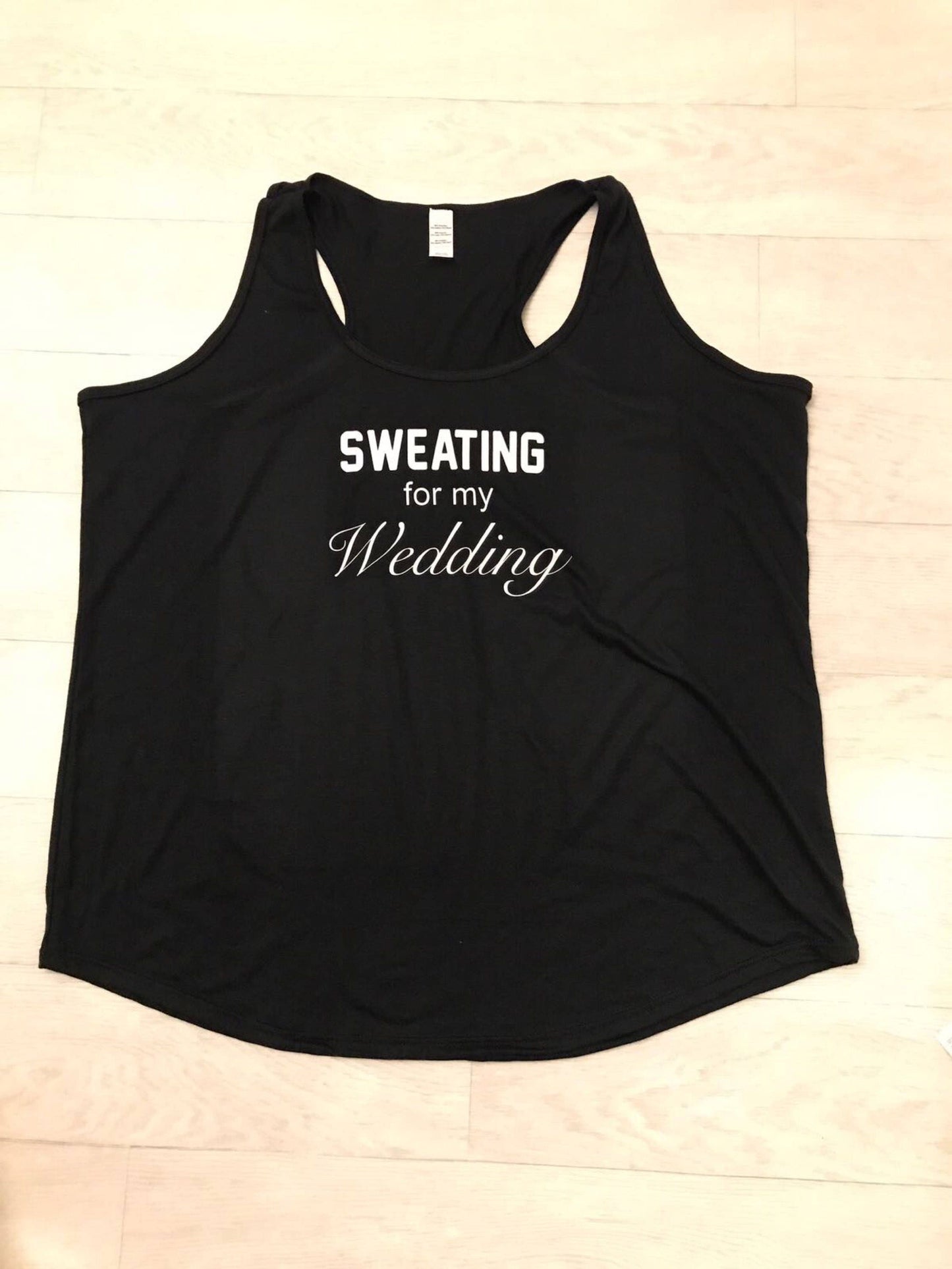 Sweating for my Wedding | Bride fitness Vest Top