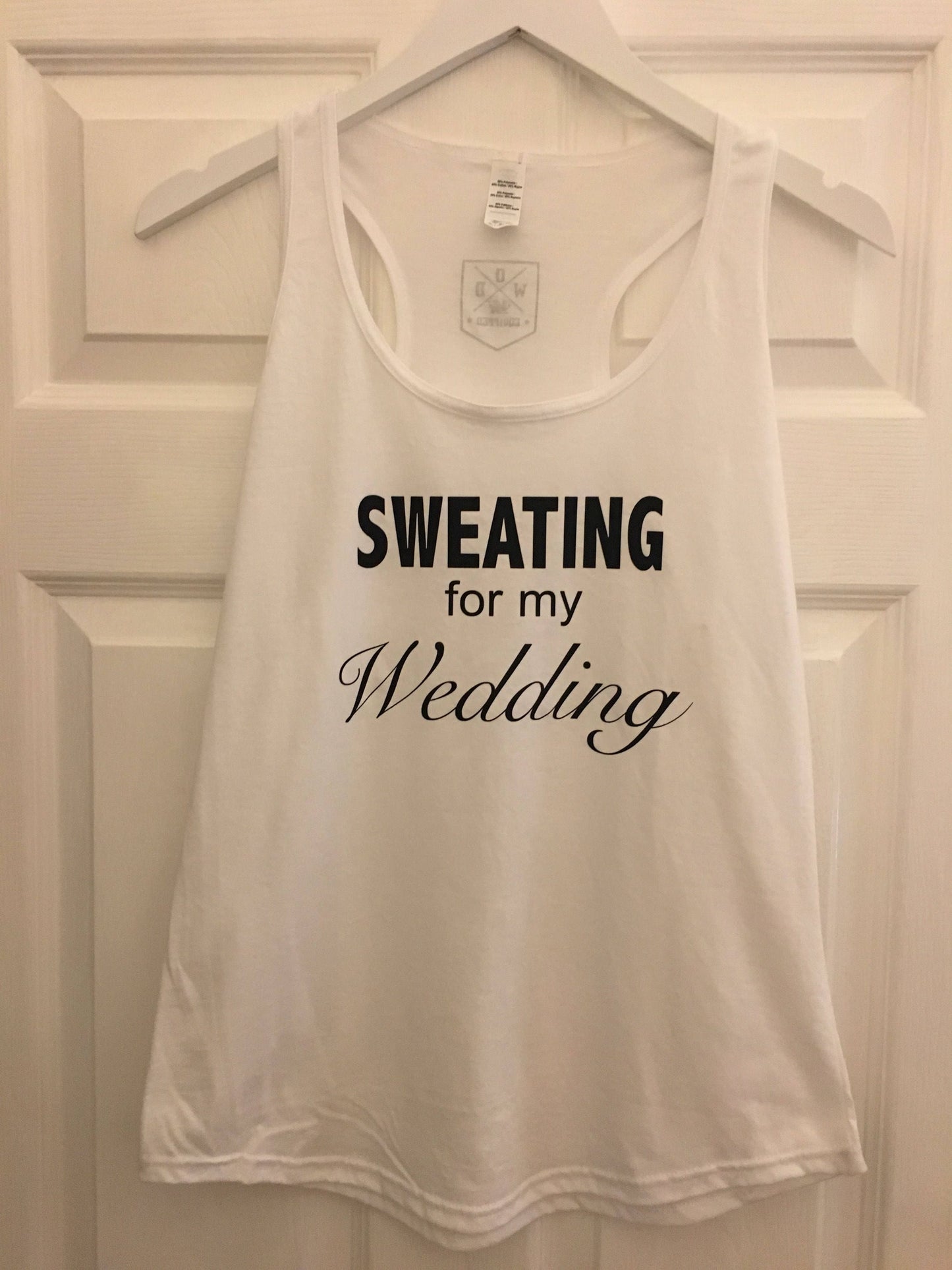 Sweating for my Wedding | Bride fitness Vest Top