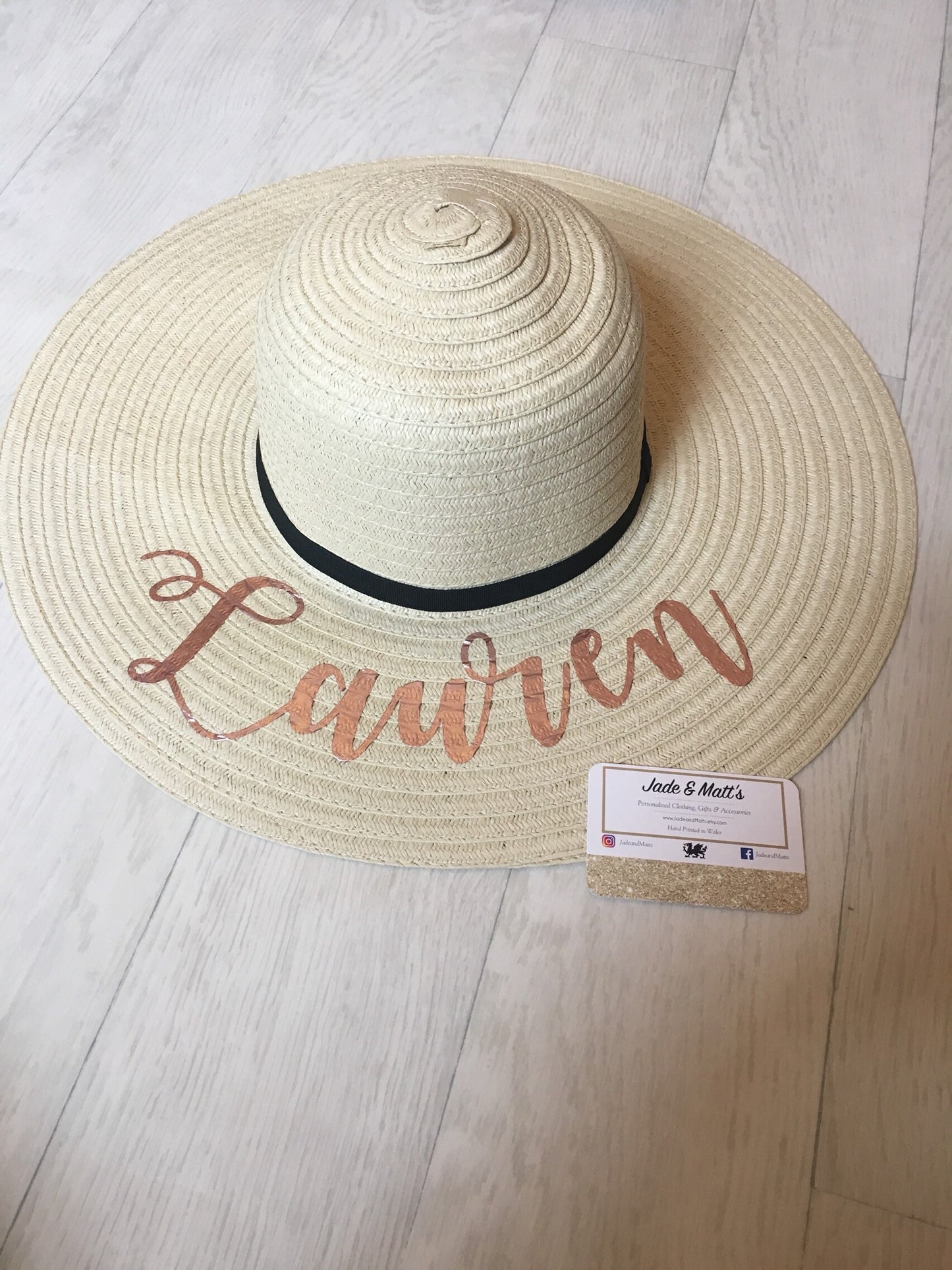 Personalised Sun Hat | Bride to be | Beach Wear