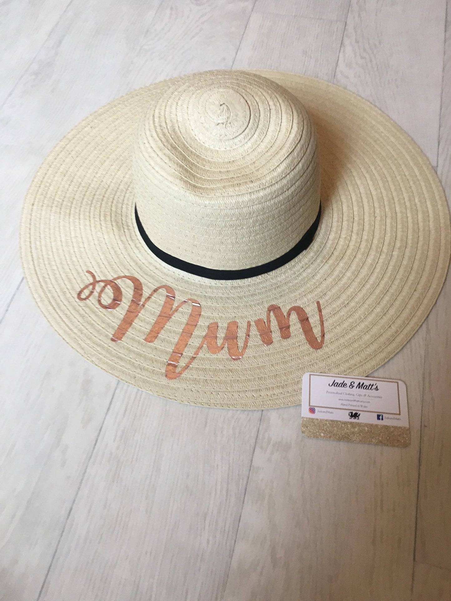 Personalised Sun Hat | Bride to be | Beach Wear