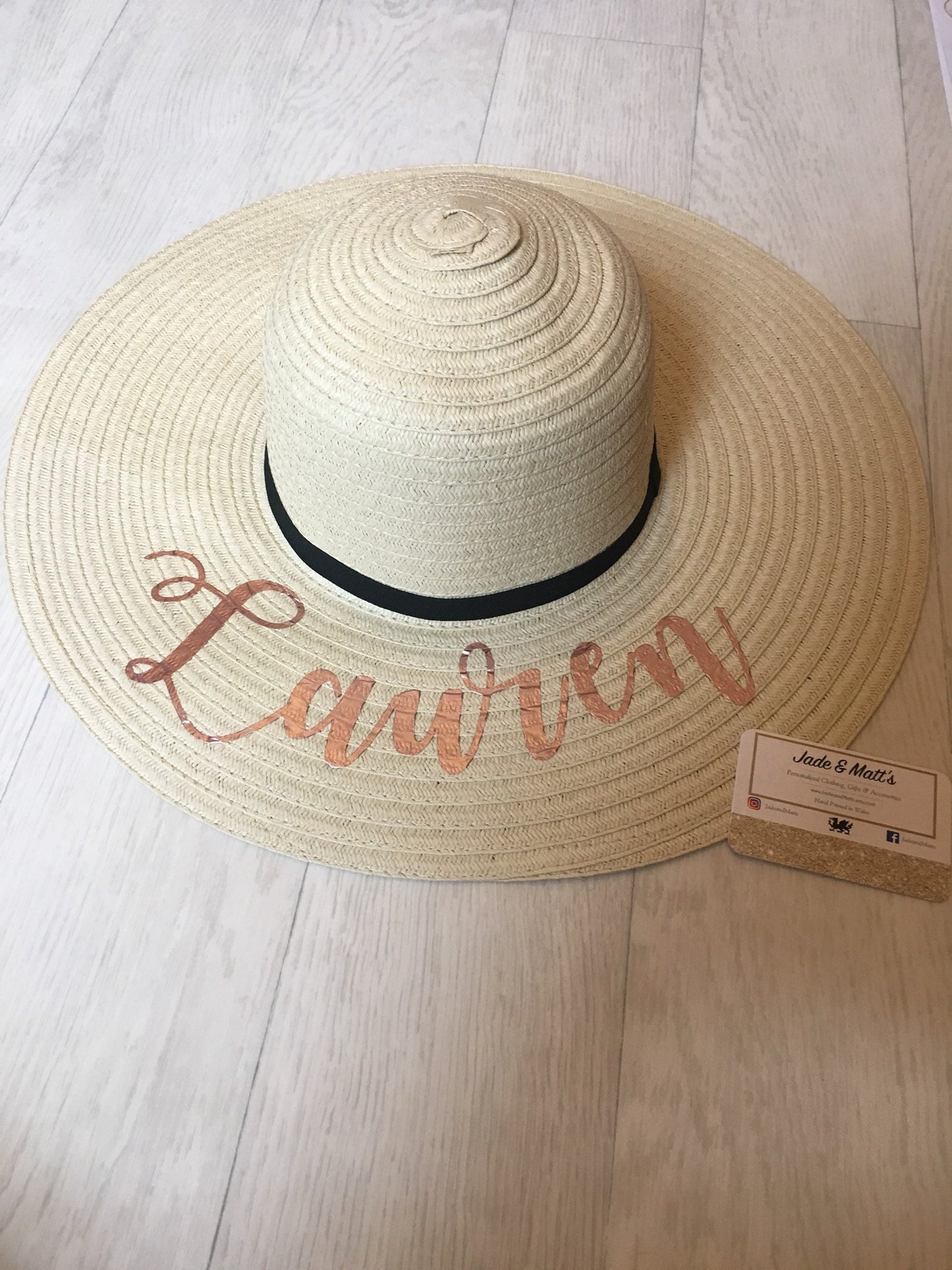 Personalised Sun Hat | Bride to be | Beach Wear