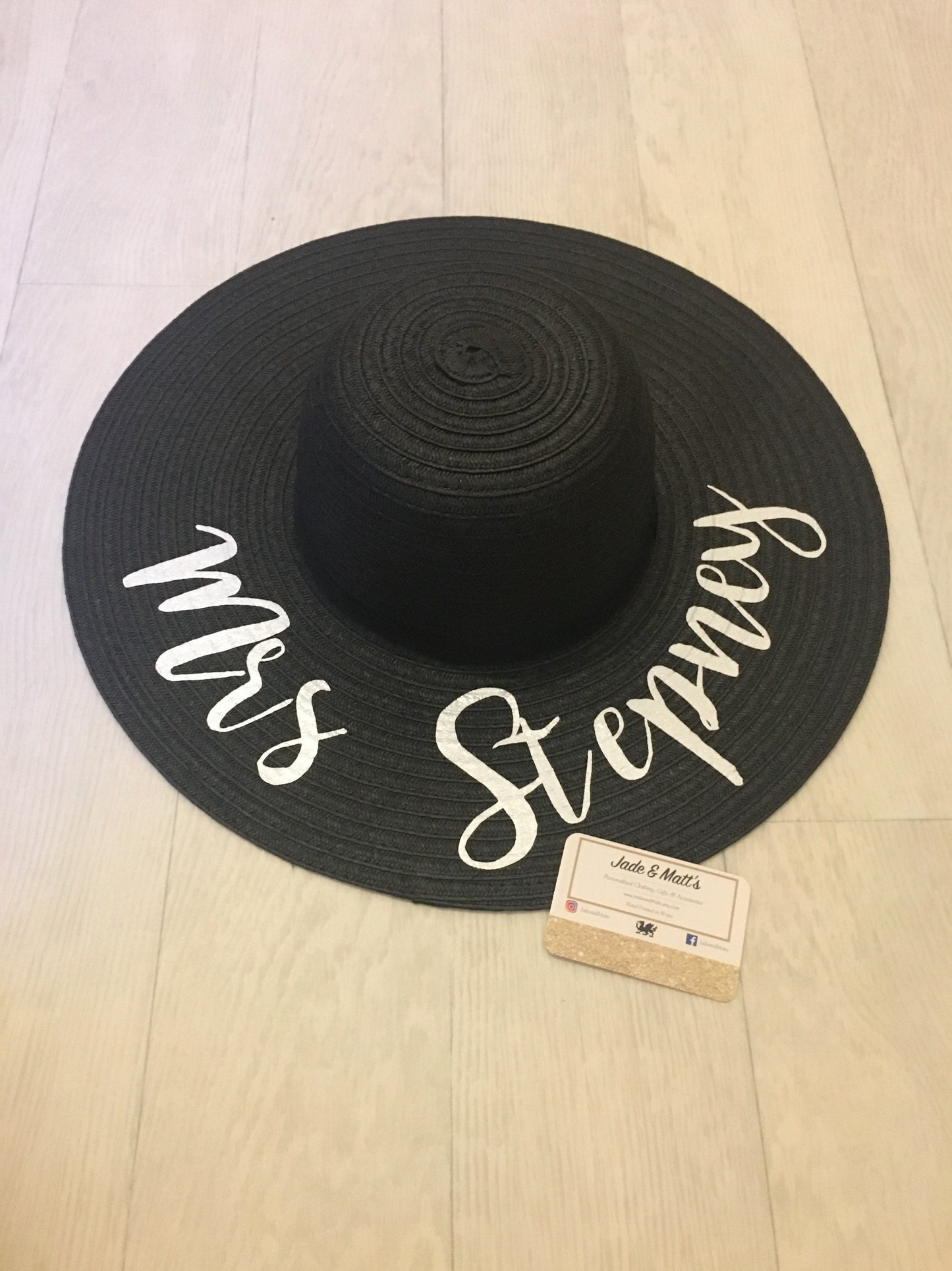 Personalised Sun Hat | Bride to be | Beach Wear