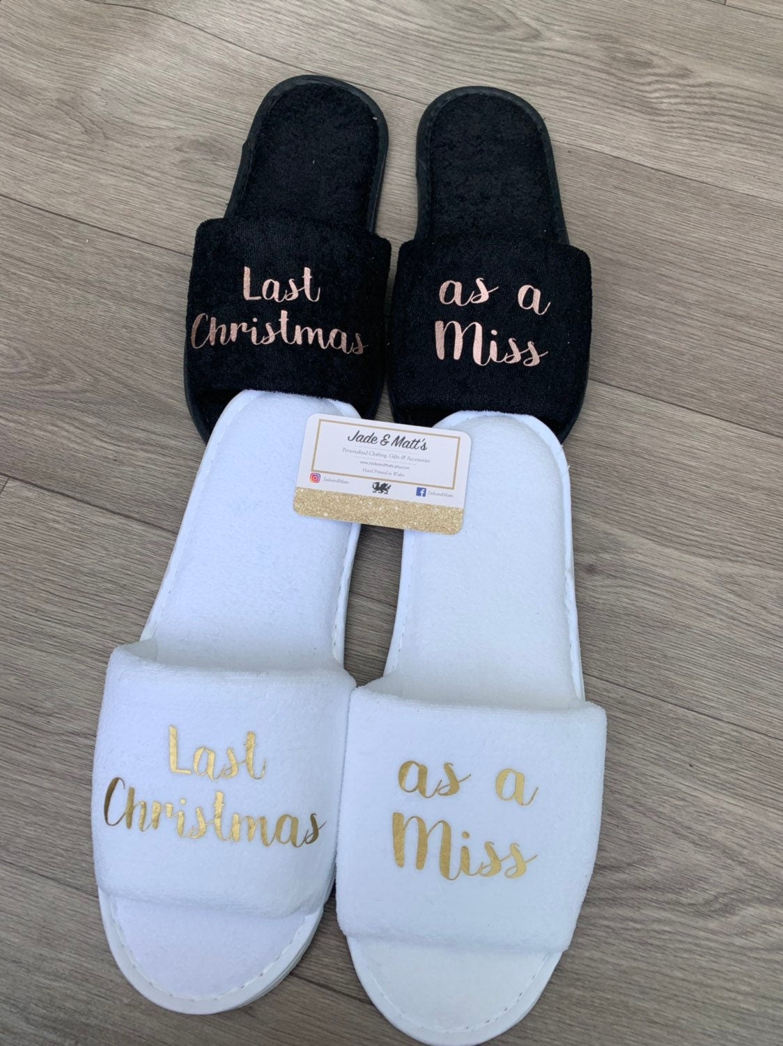 Last Christmas as a Miss | Slippers | Gift