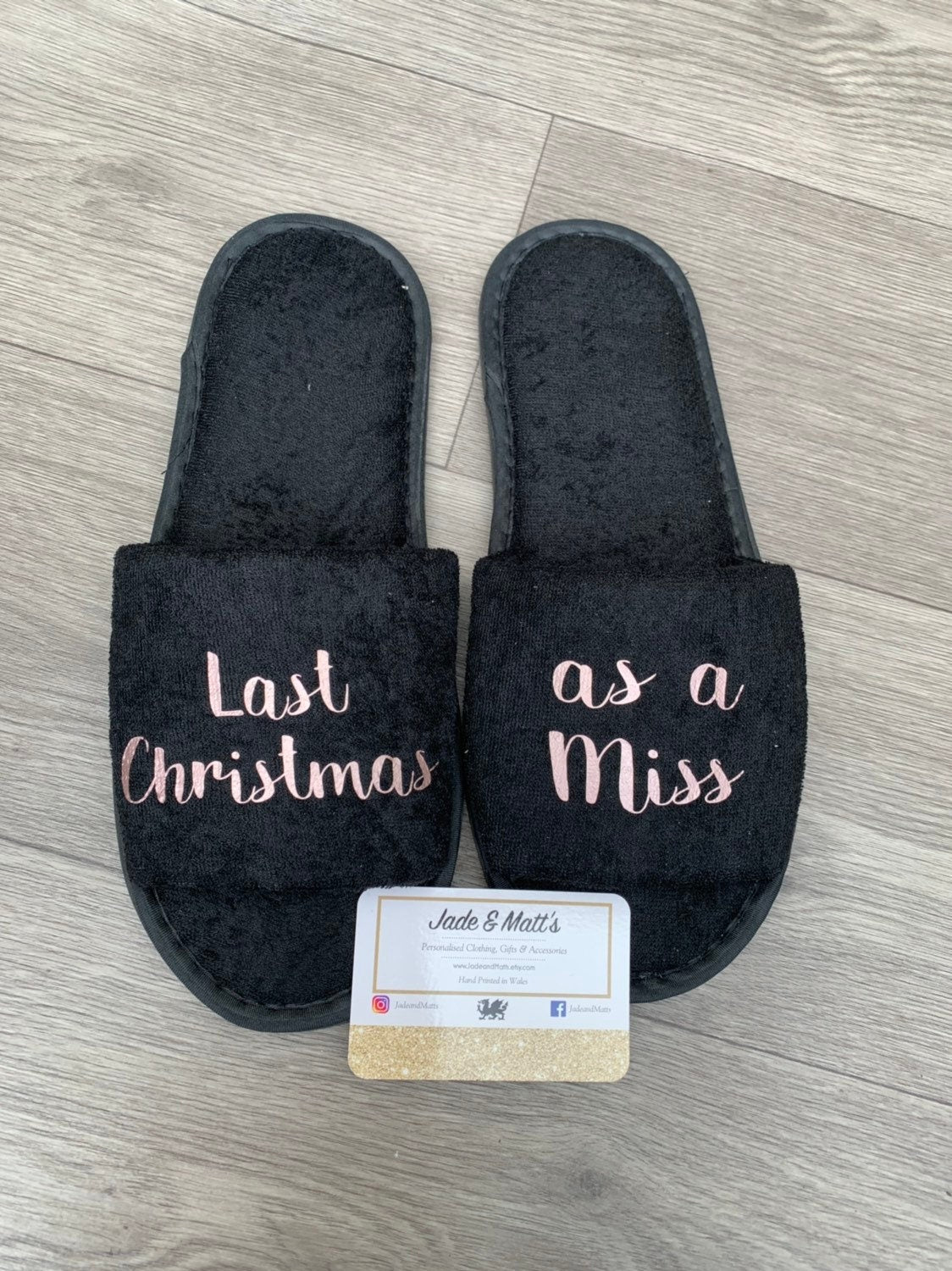 Last Christmas as a Miss | Slippers | Gift