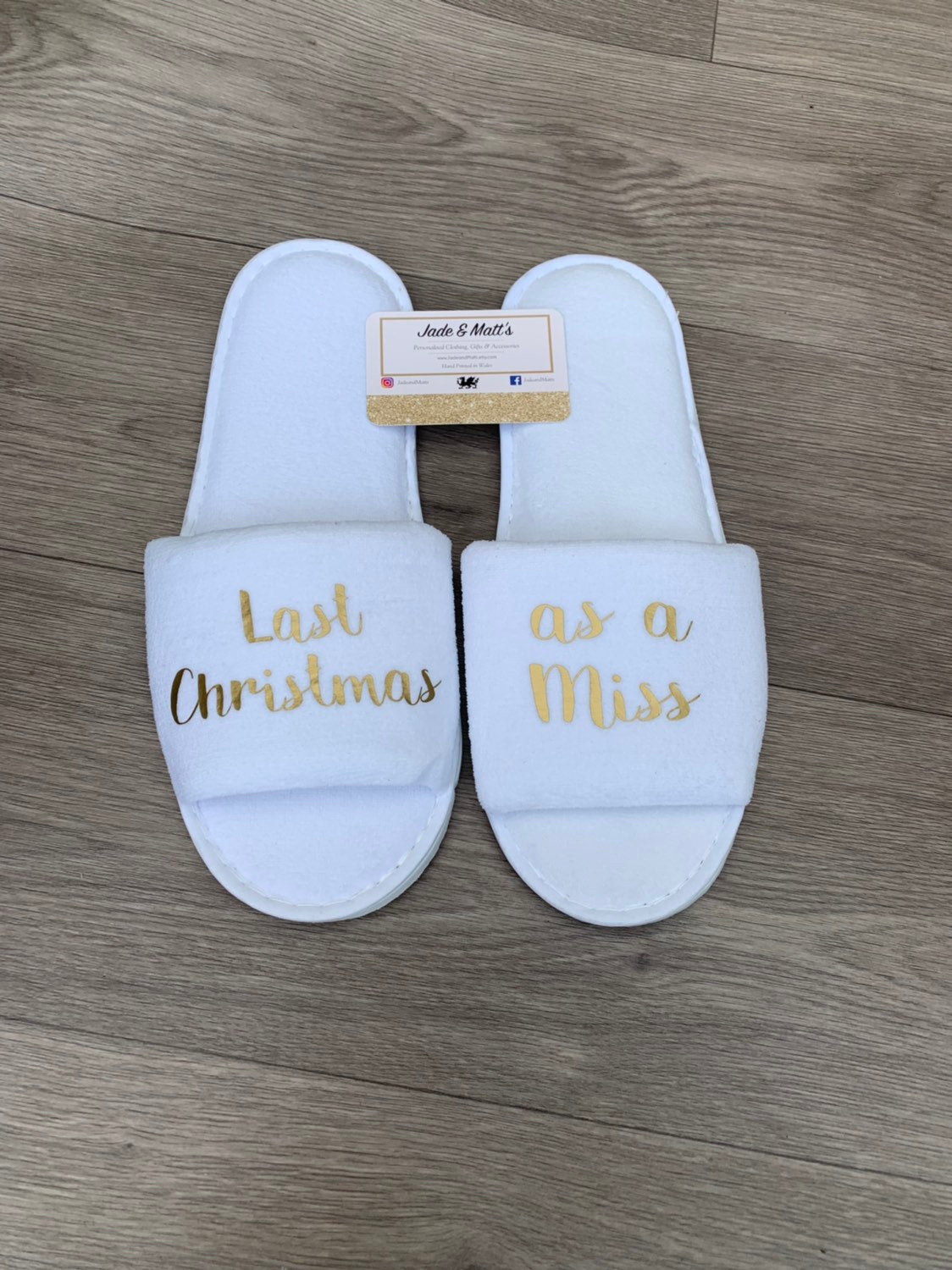 Last Christmas as a Miss | Slippers | Gift