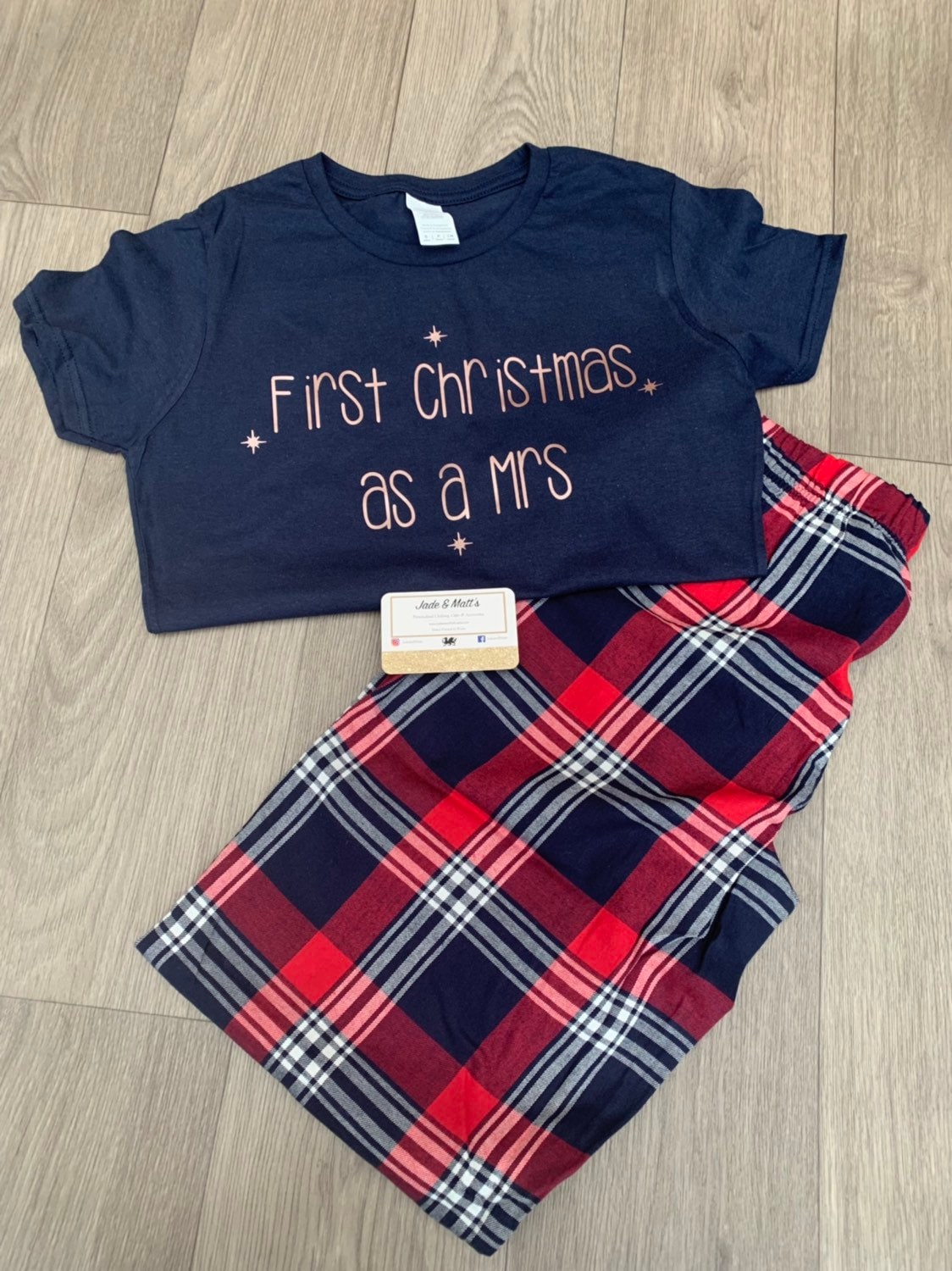 First Christmas as a Mrs Pyjamas | Christmas Set | Gift