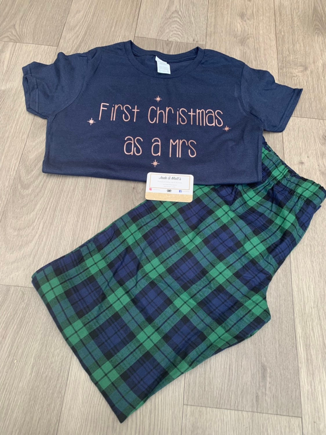 First Christmas as a Mrs Pyjamas | Christmas Set | Gift