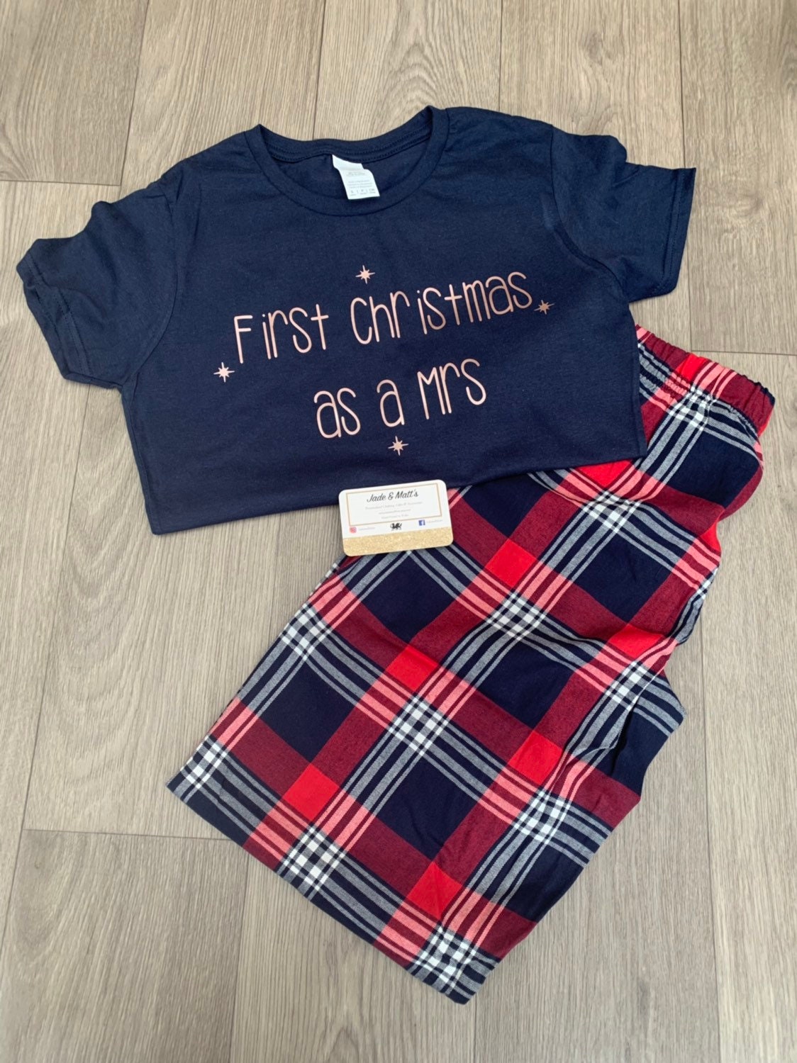 First Christmas as a Mrs Pyjamas | Christmas Set | Gift