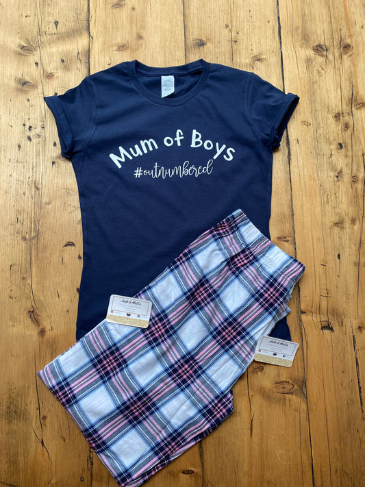 Mum of Boys Pjs | Mum Gift