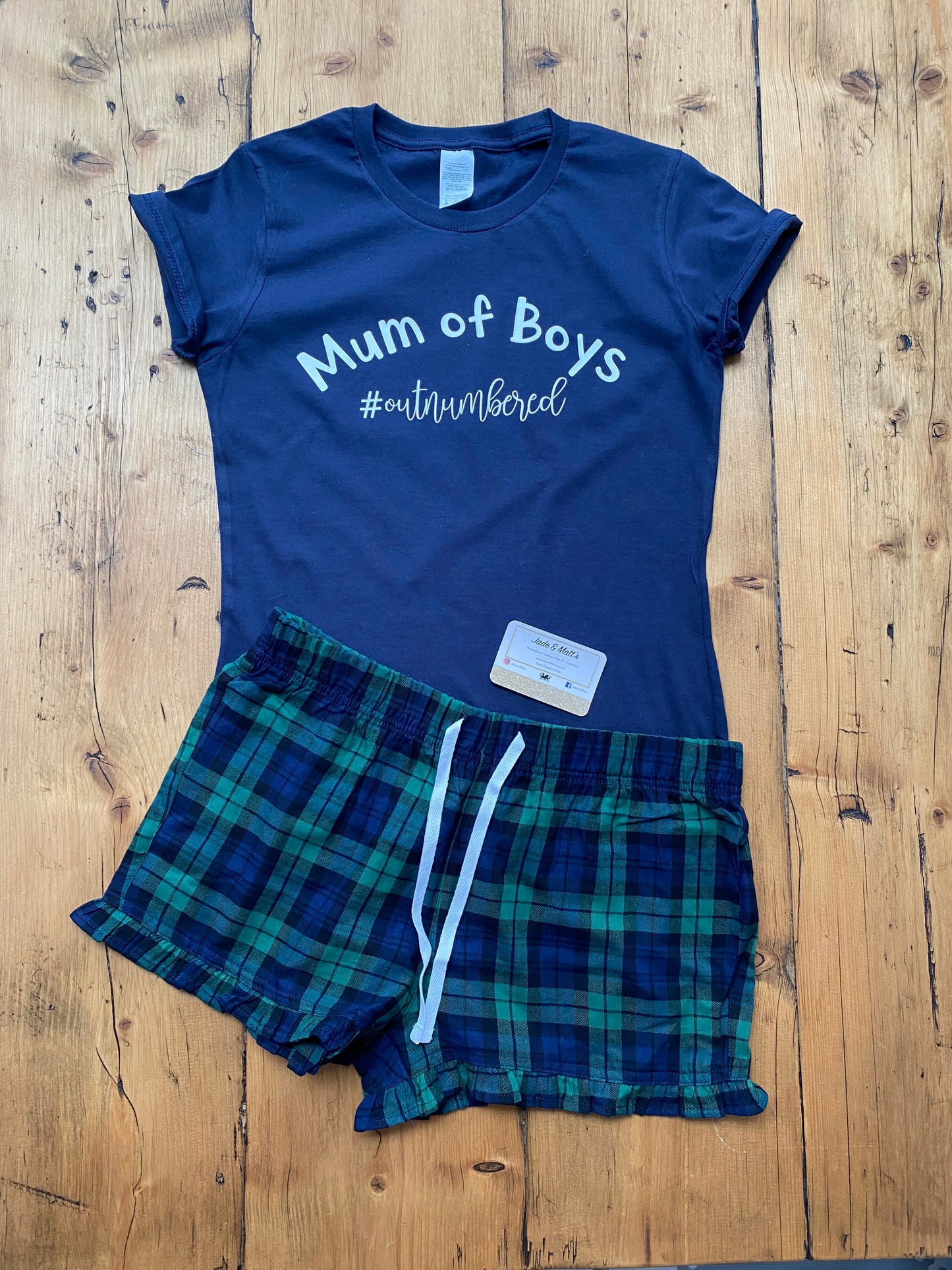 Mum of boys Pyjamas | Mothers Day | Shorts