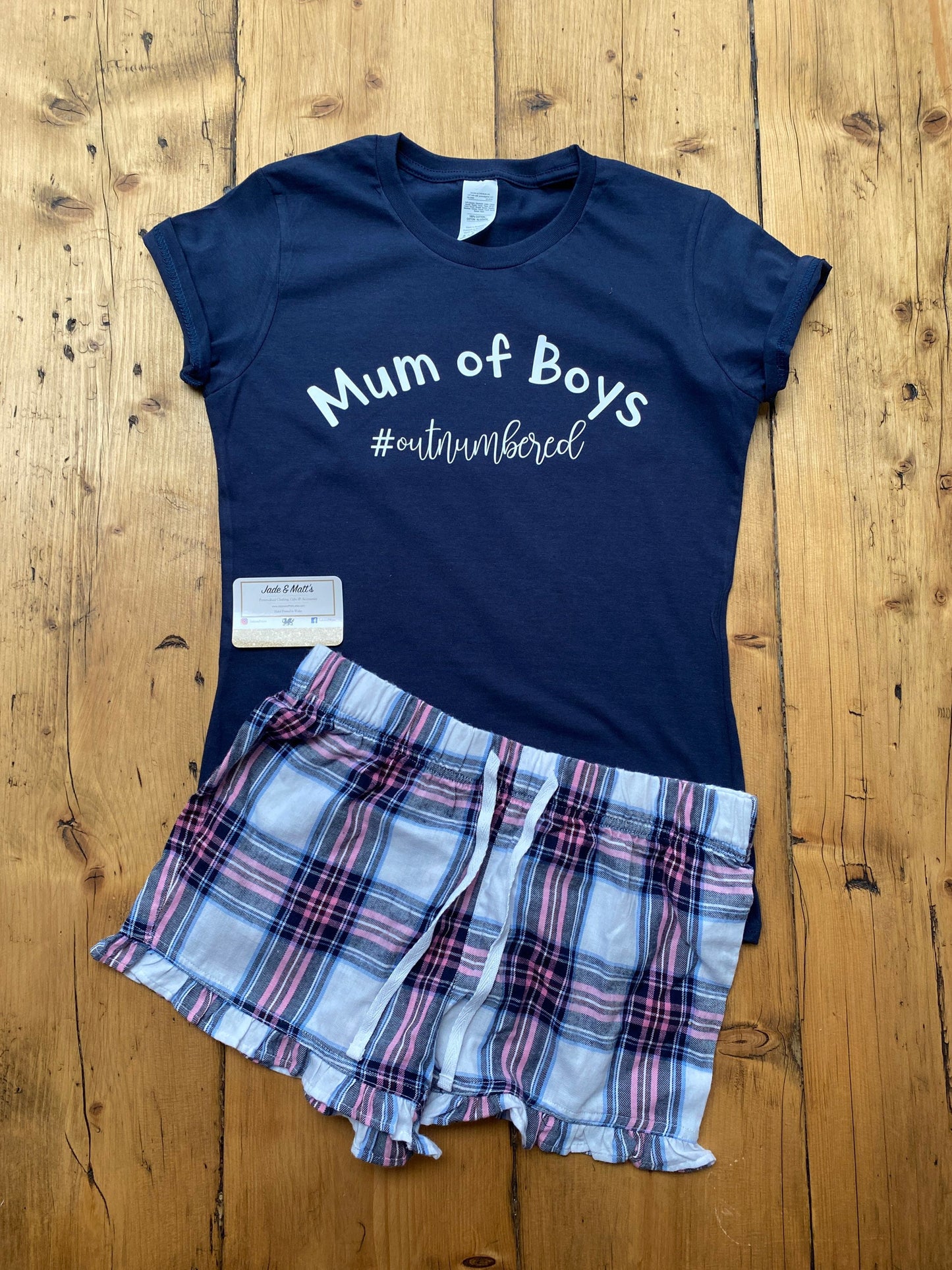 Mum of boys Pyjamas | Mothers Day | Shorts