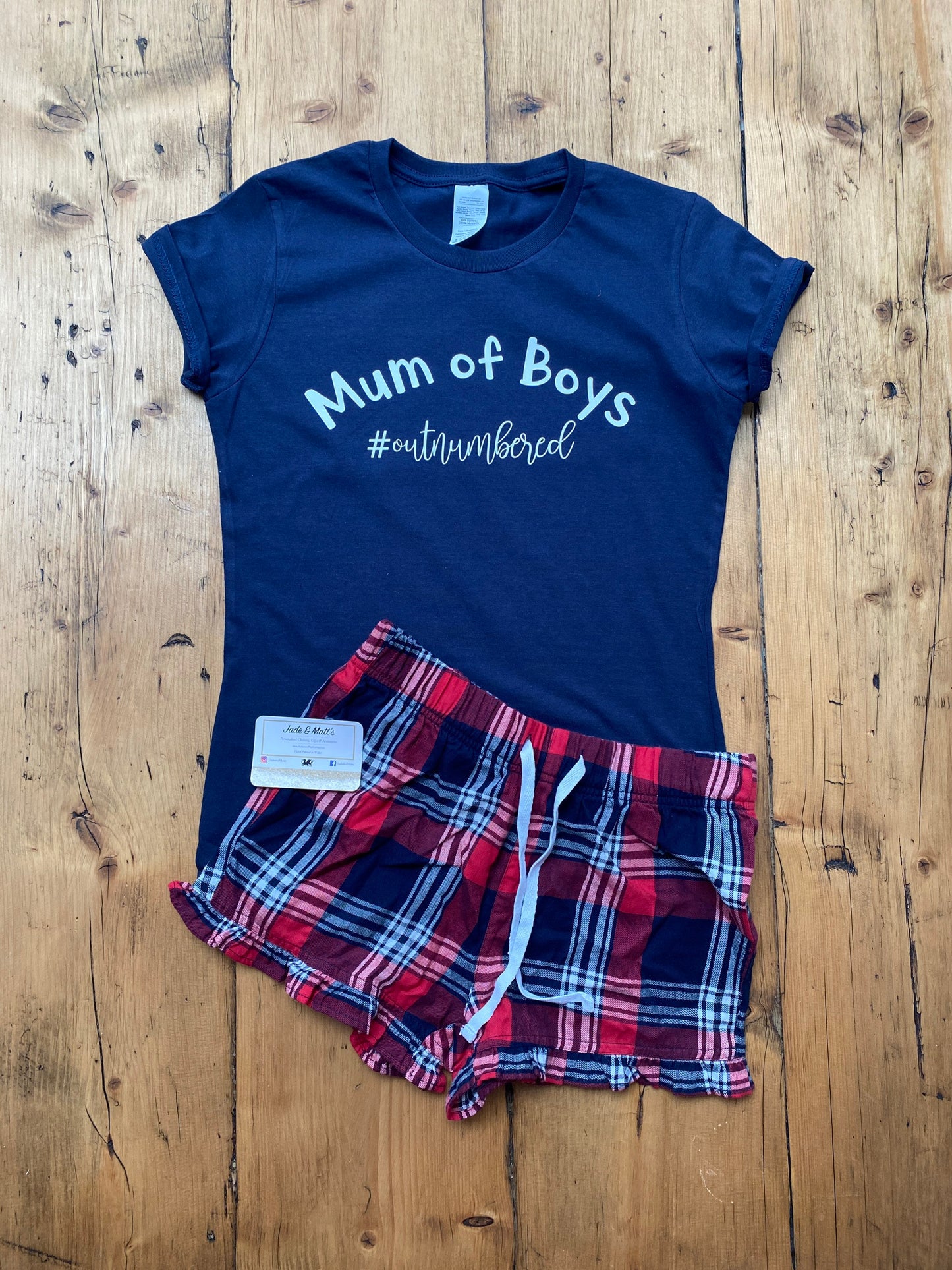 Mum of boys Pyjamas | Mothers Day | Shorts