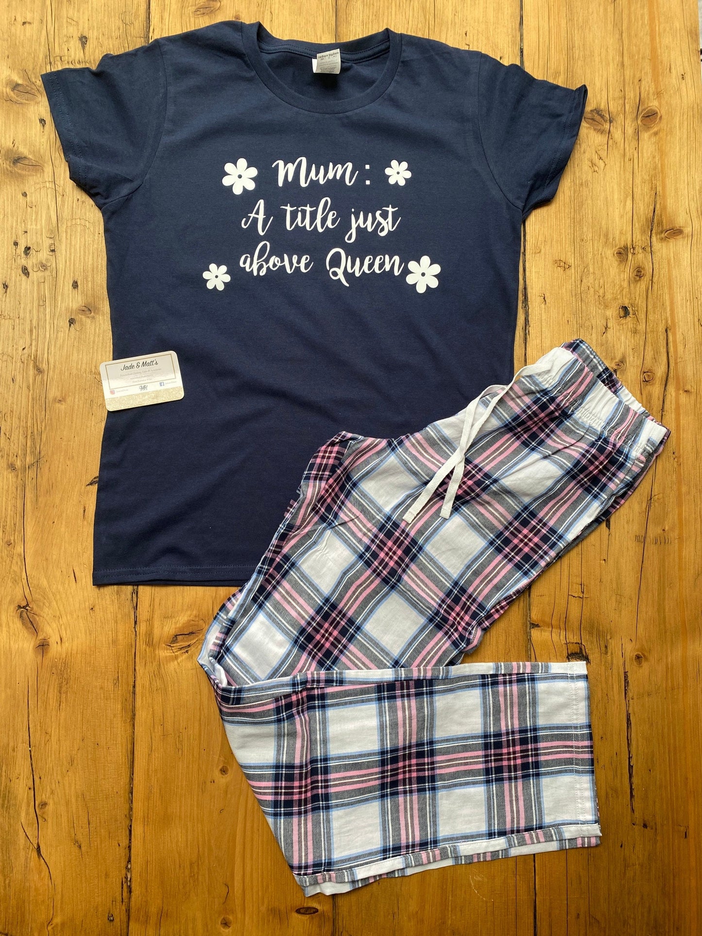 Mum Pyjamas | A title just above Queen | Mothers Day Pjs