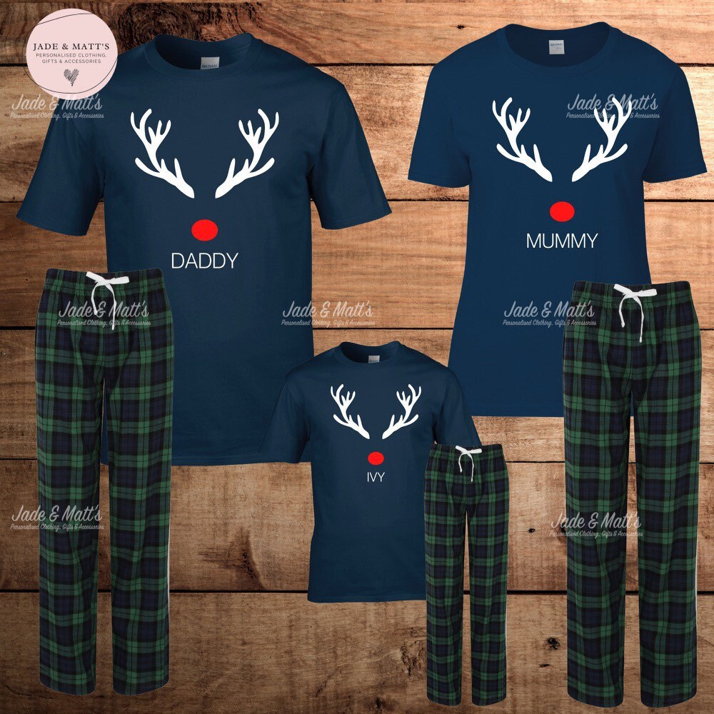 Family Christmas Pyjamas | Personalised Pjs | Matching Sets