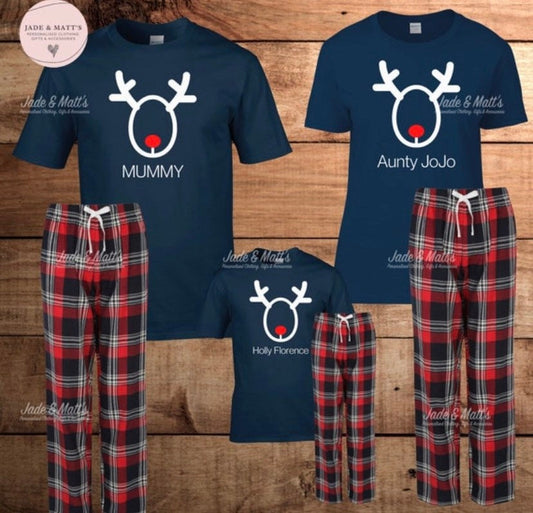 Family Christmas Pyjamas | Personalised pjs | matching sets |