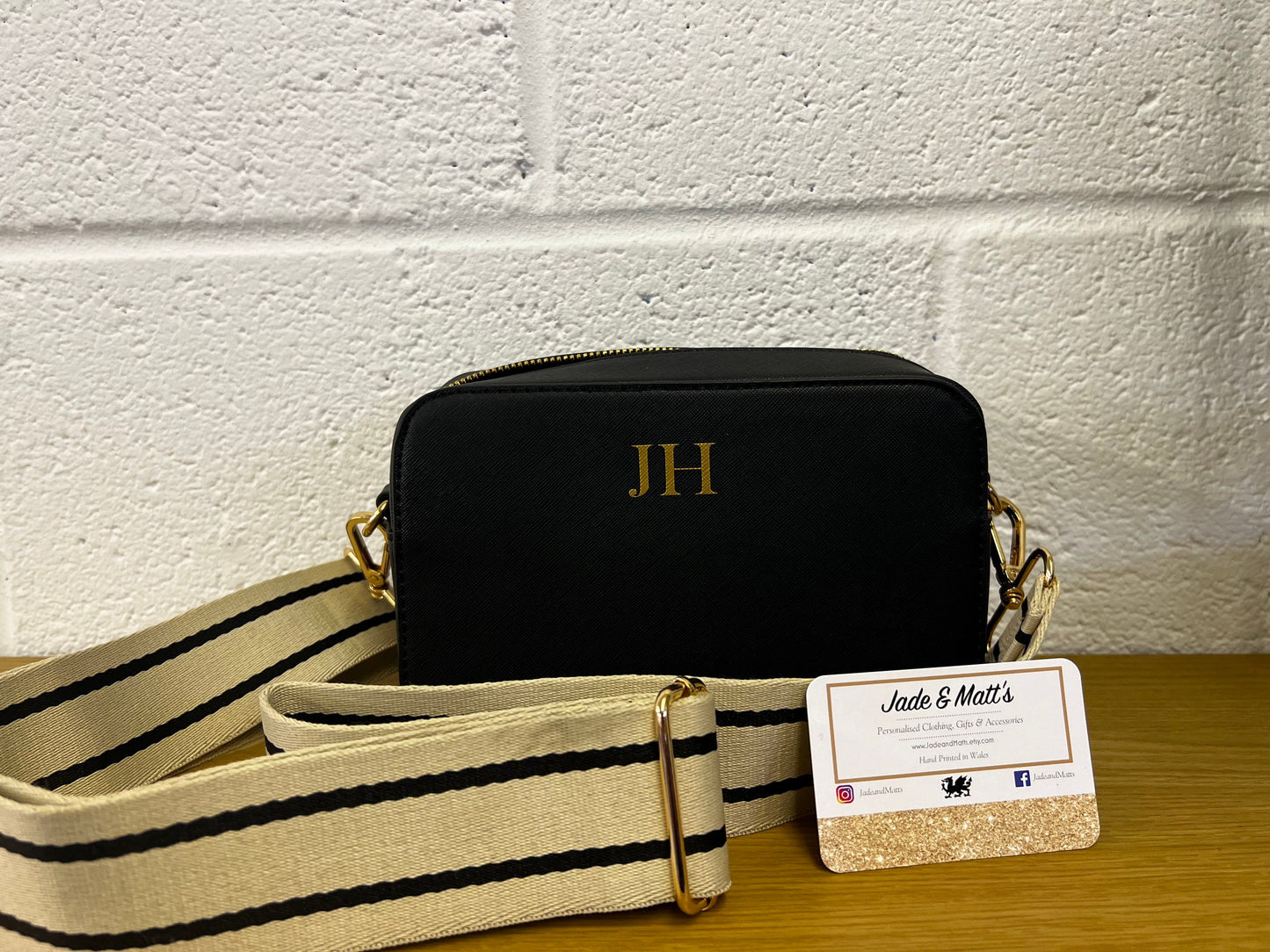 Personalised Cross Bag | Strap Bag | Initials