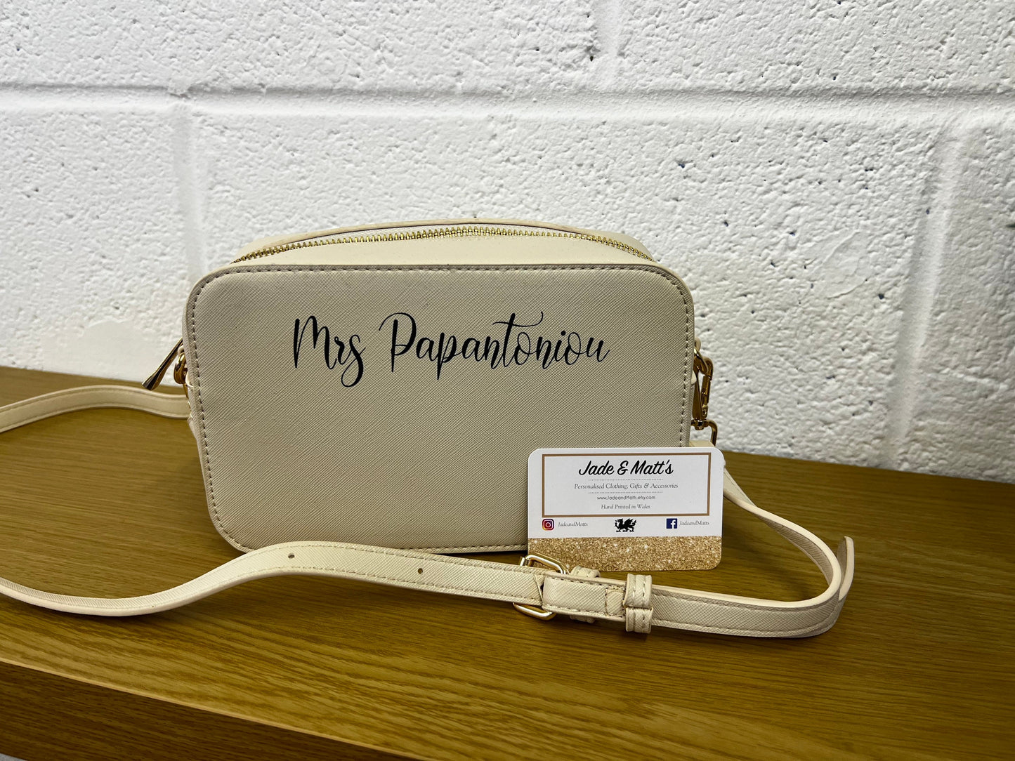 Personalised Cross Bag | Strap Bag | Initials