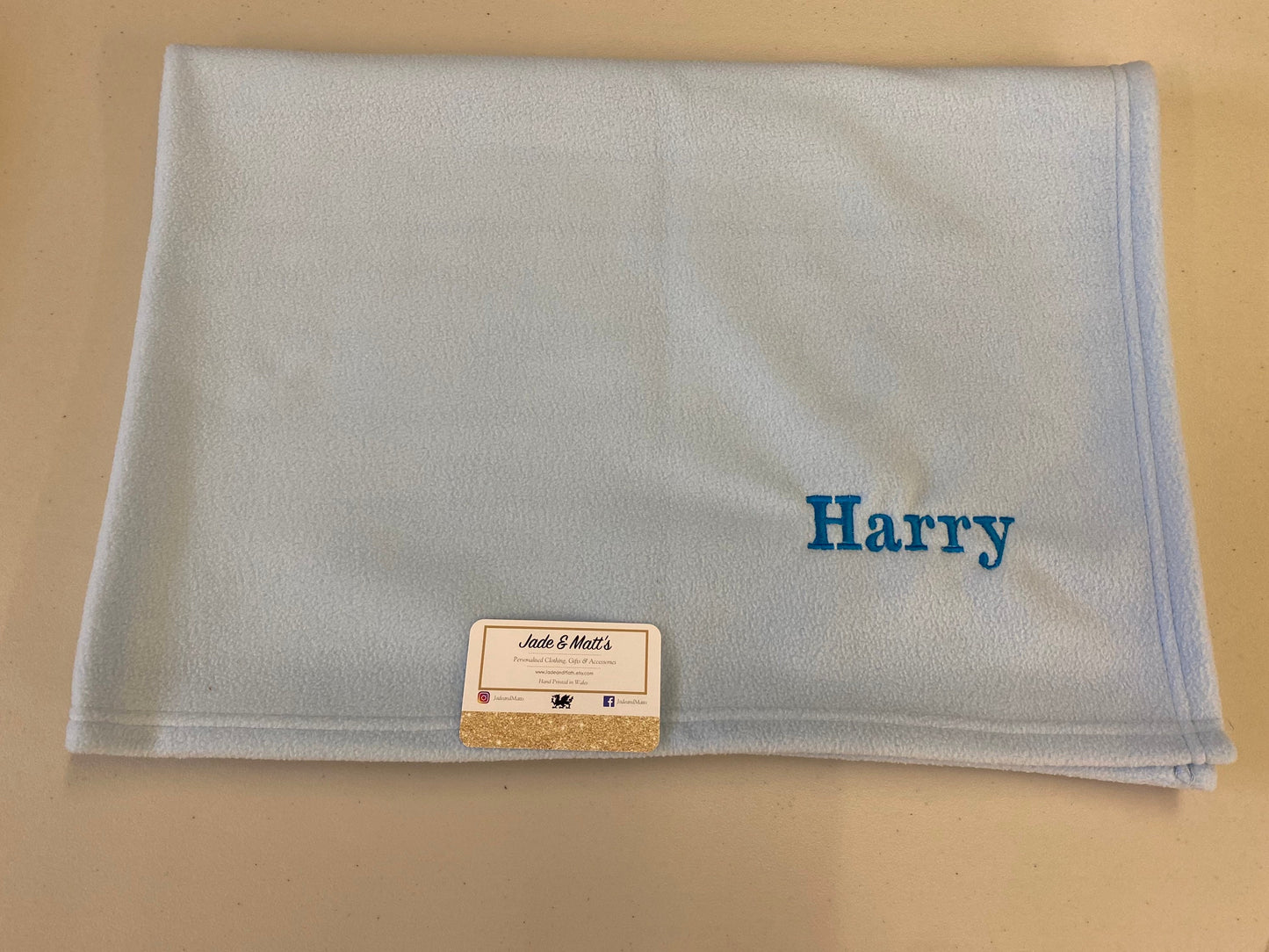 Baby Blanket | Personalised | Embroidered