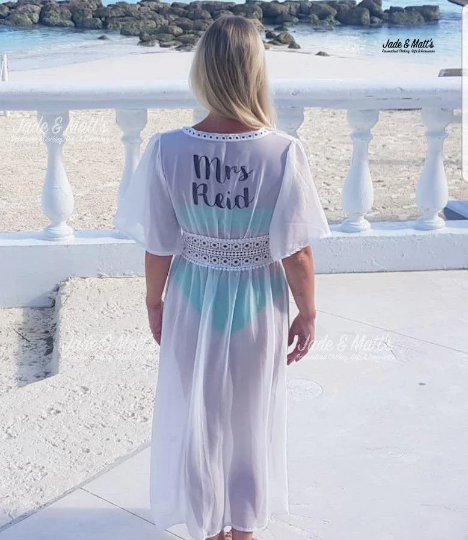 White Kaftan | Bridal Kaftan | Honeymoon