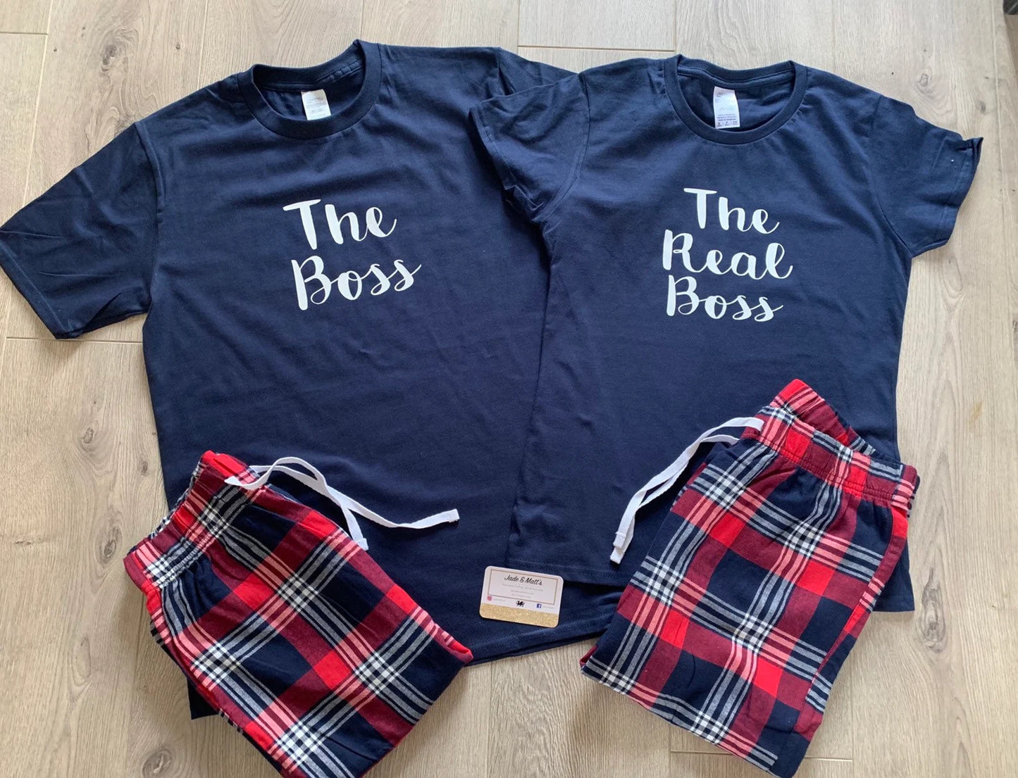 The Boss, The Real Boss | Matching His & Hers Pjs |